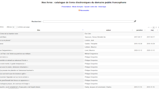 Nos livres